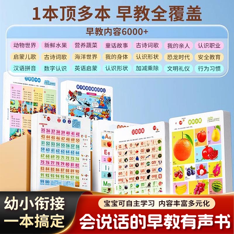 Kids Education Rhymes - หนังสือเสียงการศึกษาปฐมวัยแบบใช้นิ้วควบคุม ภาษากวางตุ้ง, บทกลอนกว่างฝู, บทกวีและเรื่องราว, หนังสือขนาดเล็กสำหรับเด็กแบบจีนโบราณ