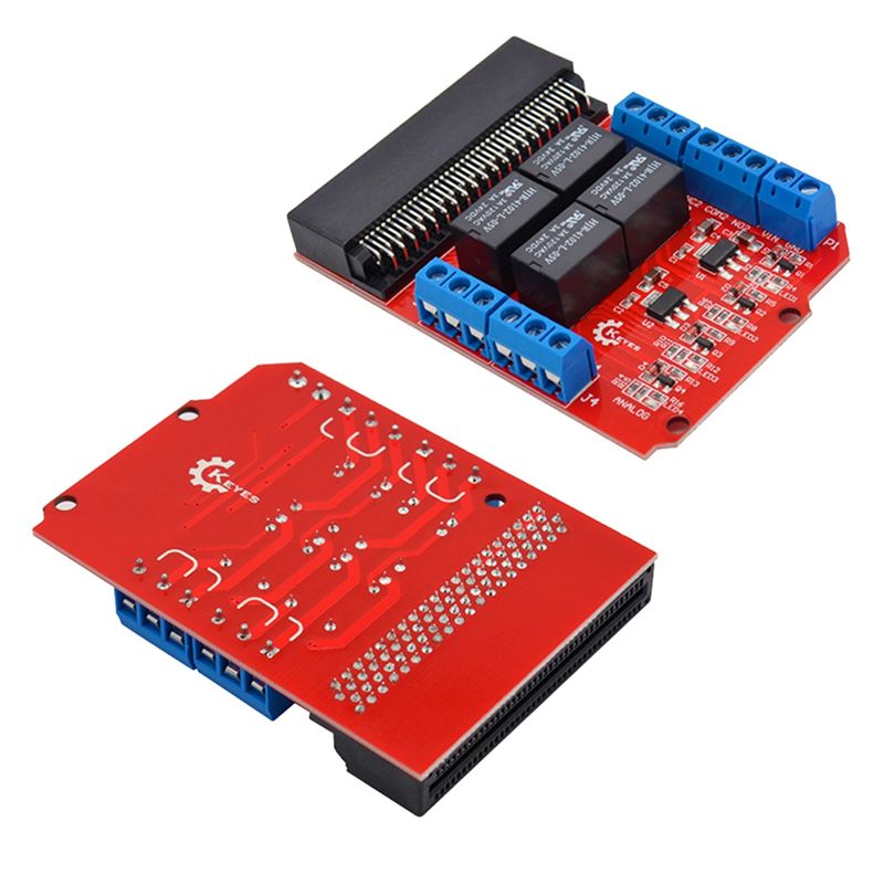 Kids Education Channel - โมดูลรีเลย์ 4 ช่อง SCLS Microbit Shield
