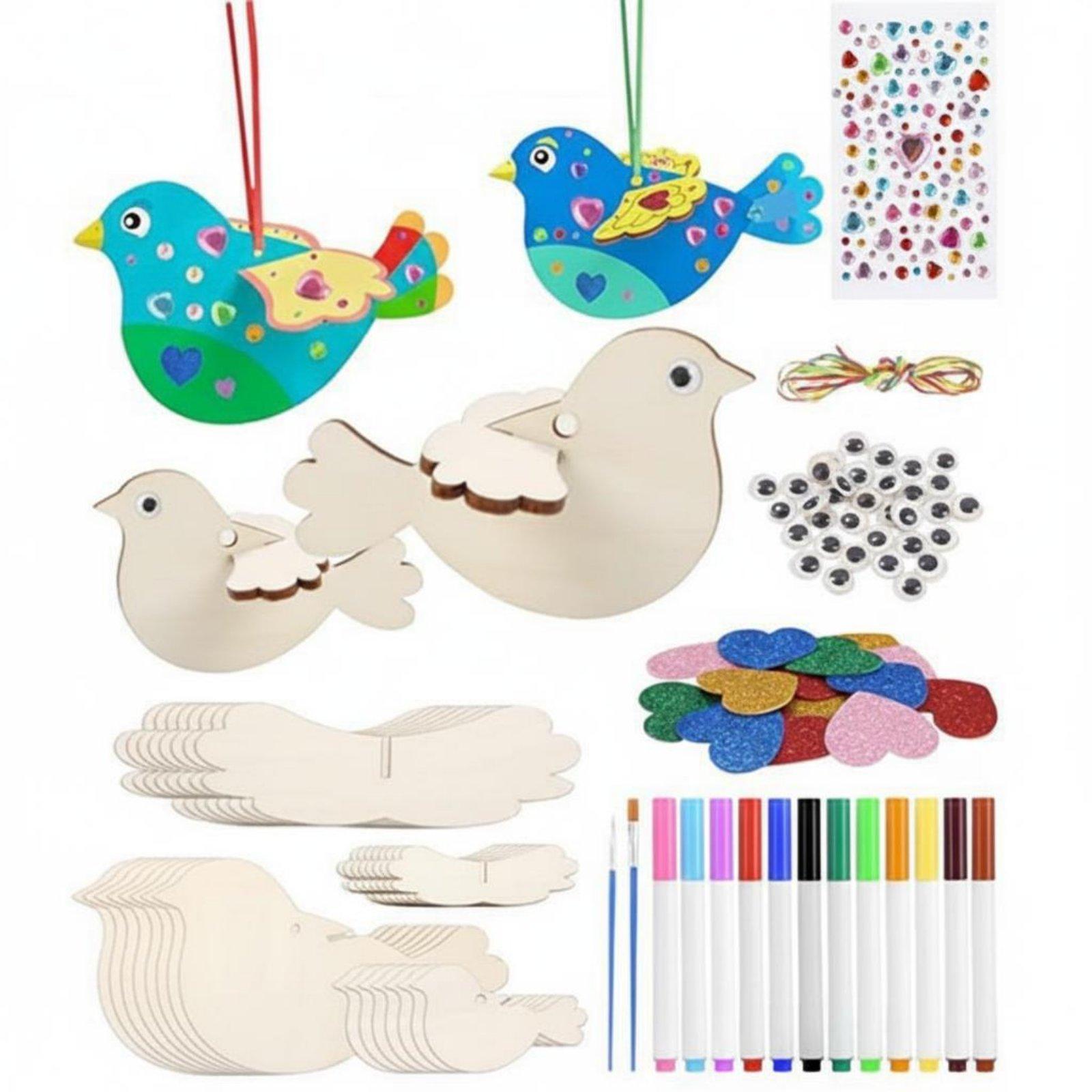 ชุดงานฝีมือประดับตกแต่งรูปนกไม - Kids Education Activities บทวิจารณ์และราคา