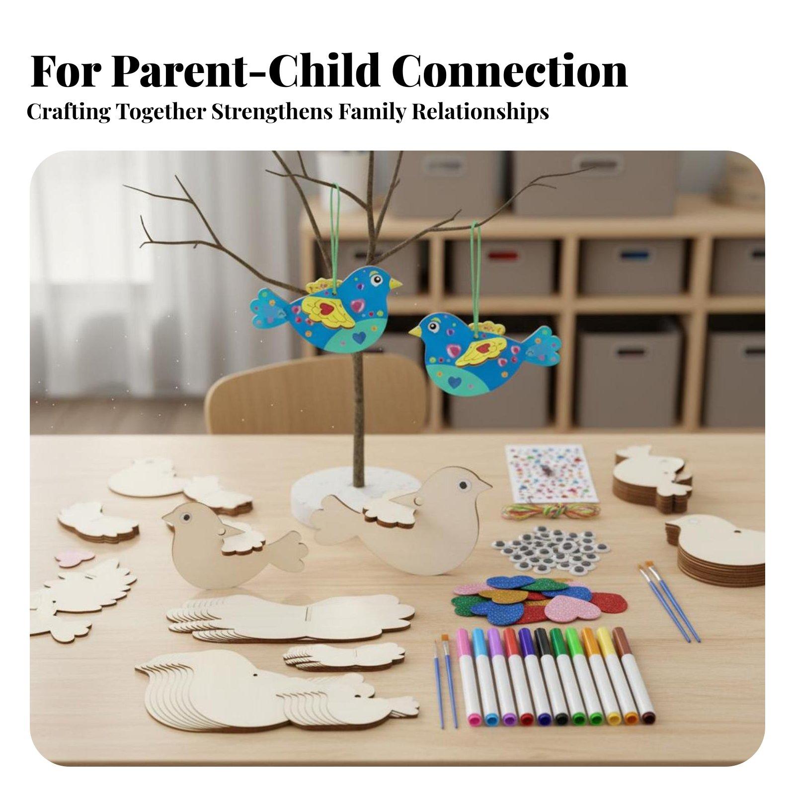 ชุดงานฝีมือประดับตกแต่งรูปนกไม - Kids Education Activities บทวิจารณ์และราคา