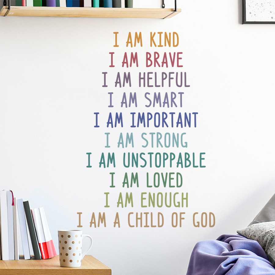 บวกเด็กห้องเรียนภาพผนังสติกเกอ - Kids Education Motivation บทวิจารณ์และราคา