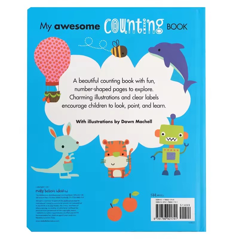 หนังสือสอนนับเลขสุดเจ๋งของฉัน  - Kids Education Number บทวิจารณ์และราคา