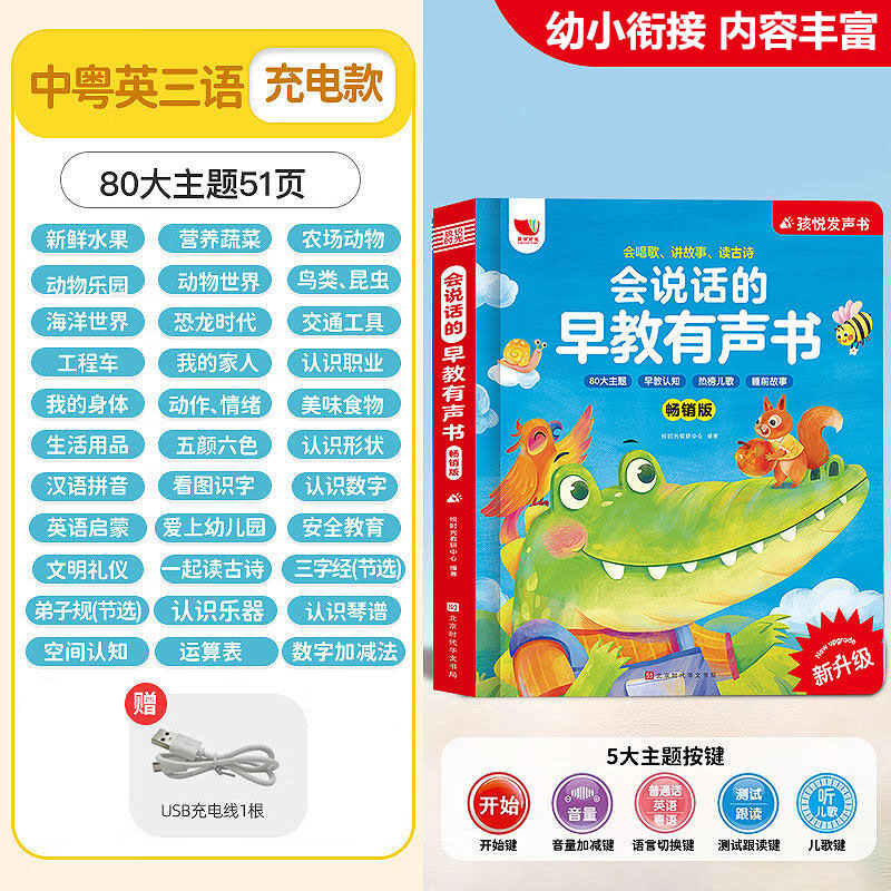 หนังสือเสียงเพลงกล่อมเด็กกวางต - Kids Education Rhymes บทวิจารณ์และราคา