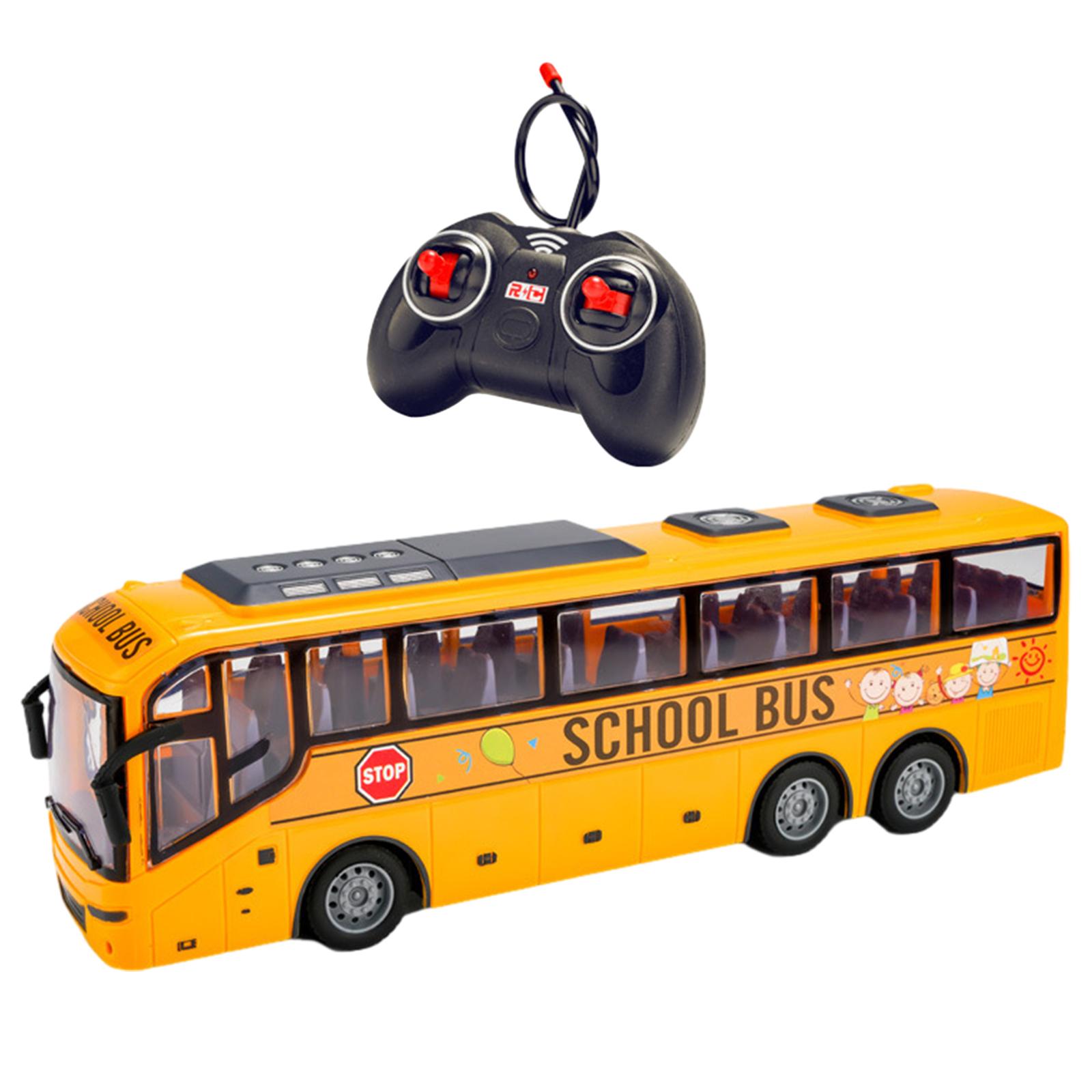 รถบัสบังคับวิทยุพร้อมไฟสมจริงแ - Kids Education Channel บทวิจารณ์และราคา