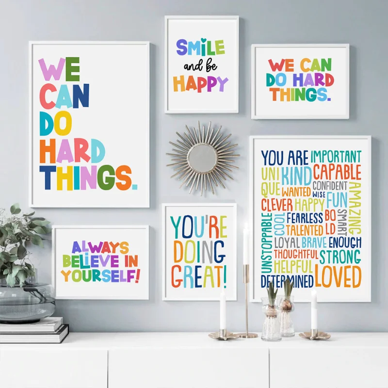 ภาพเพชรติดผนังห้องเรียนเด็ก ภา - Kids Education Motivation บทวิจารณ์และราคา