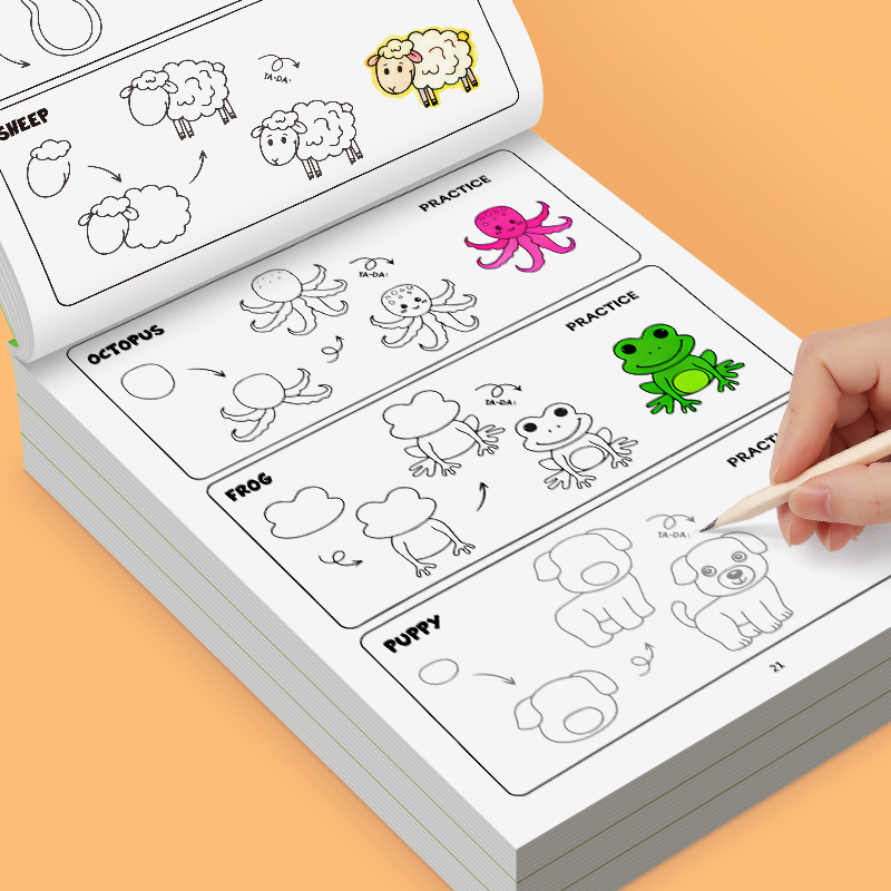 หนังสือวาดภาพสัตว์สำหรับเด็ก 3 - Kids Education Activities บทวิจารณ์และราคา