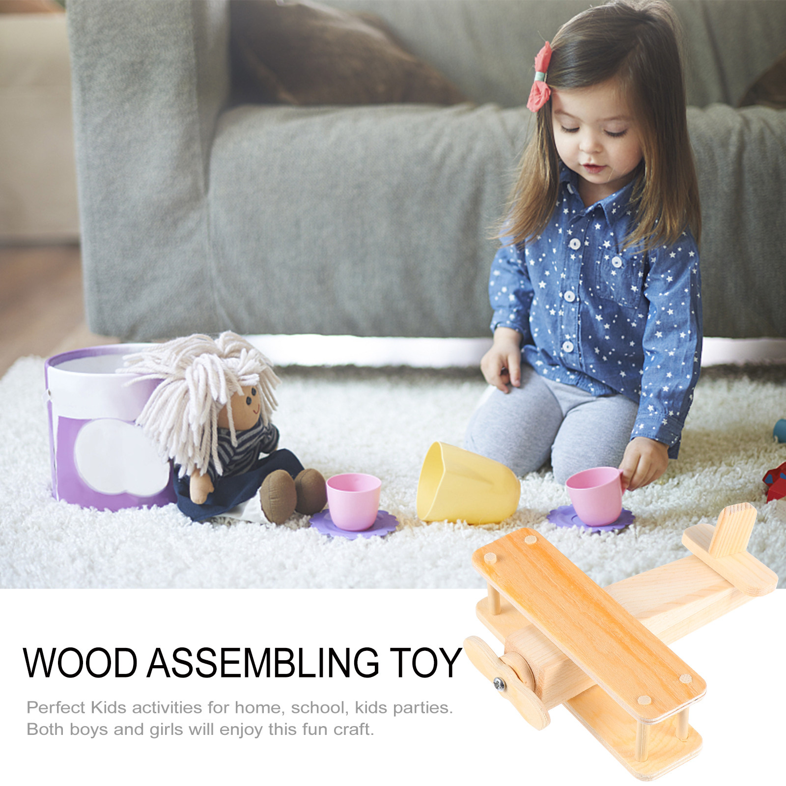 ชุดประกอบเครื่องร่อนไม้ DIY 1  - Kids Education Activities บทวิจารณ์และราคา