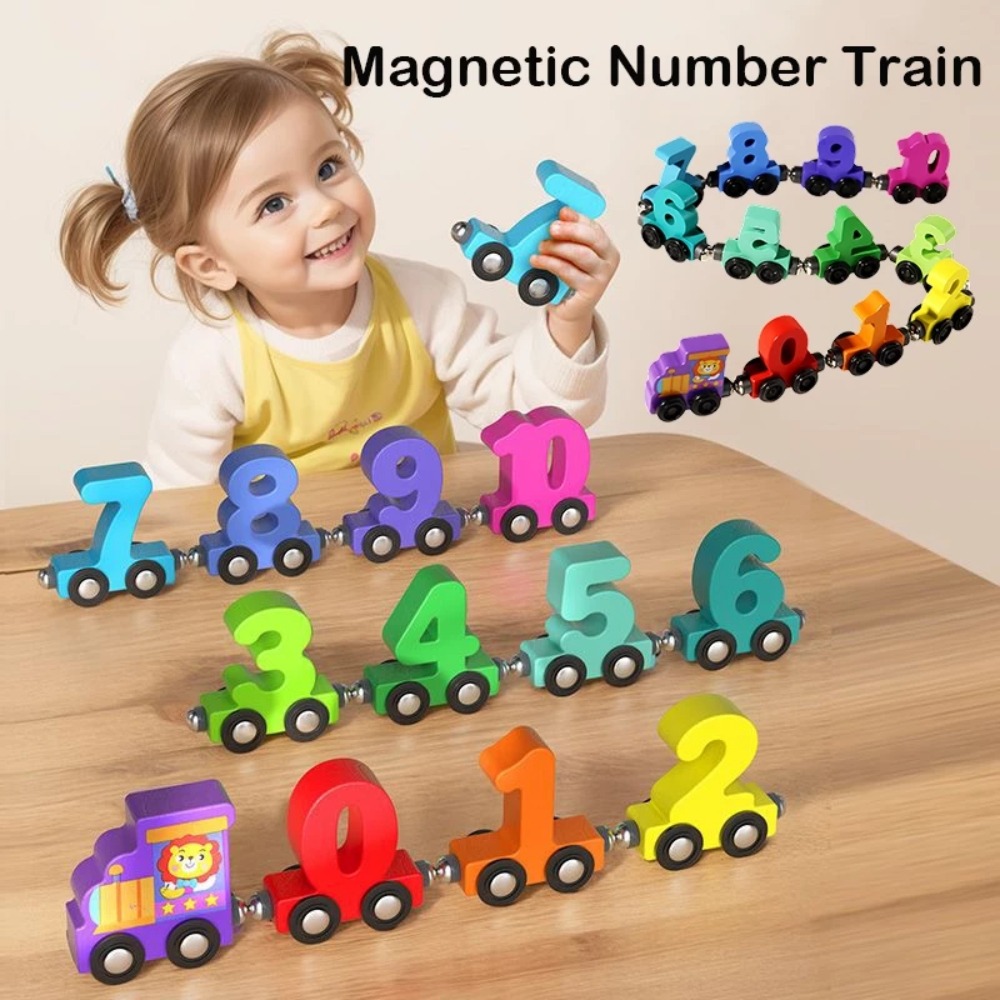 1 ชุด ของเล่นรถไฟตัวเลข 0-10 ข - Kids Education Number บทวิจารณ์และราคา