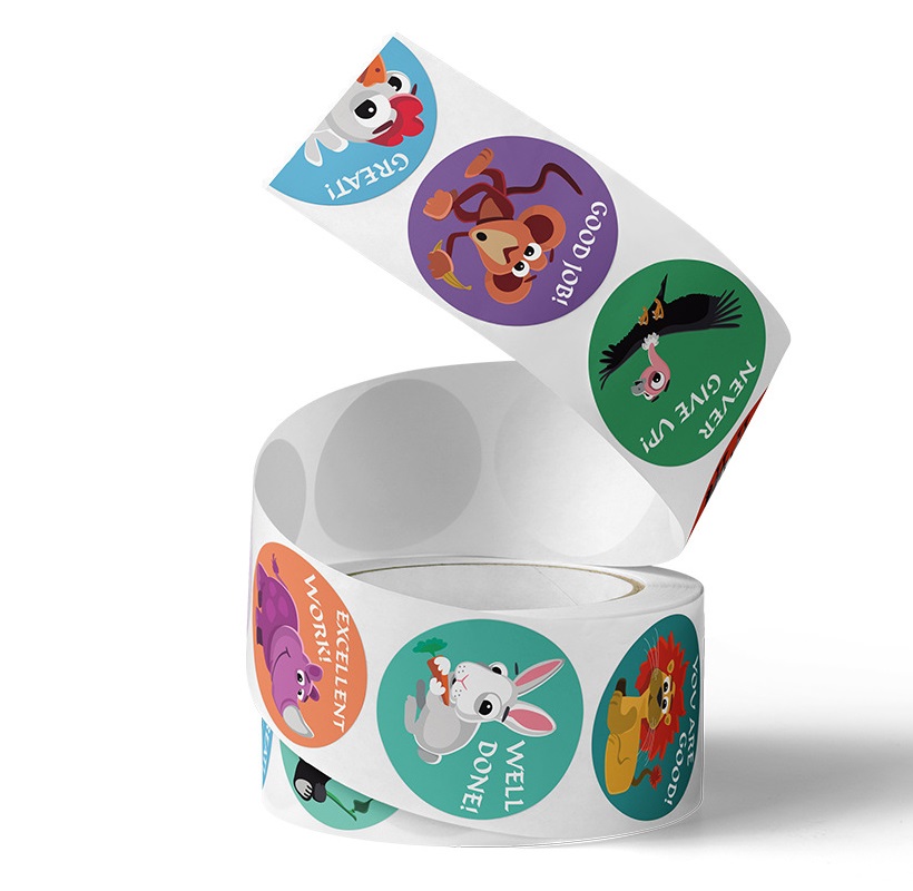 สติกเกอร์การเรียนรู้รูปสัตว์น่ - Kids Education Motivation บทวิจารณ์และราคา