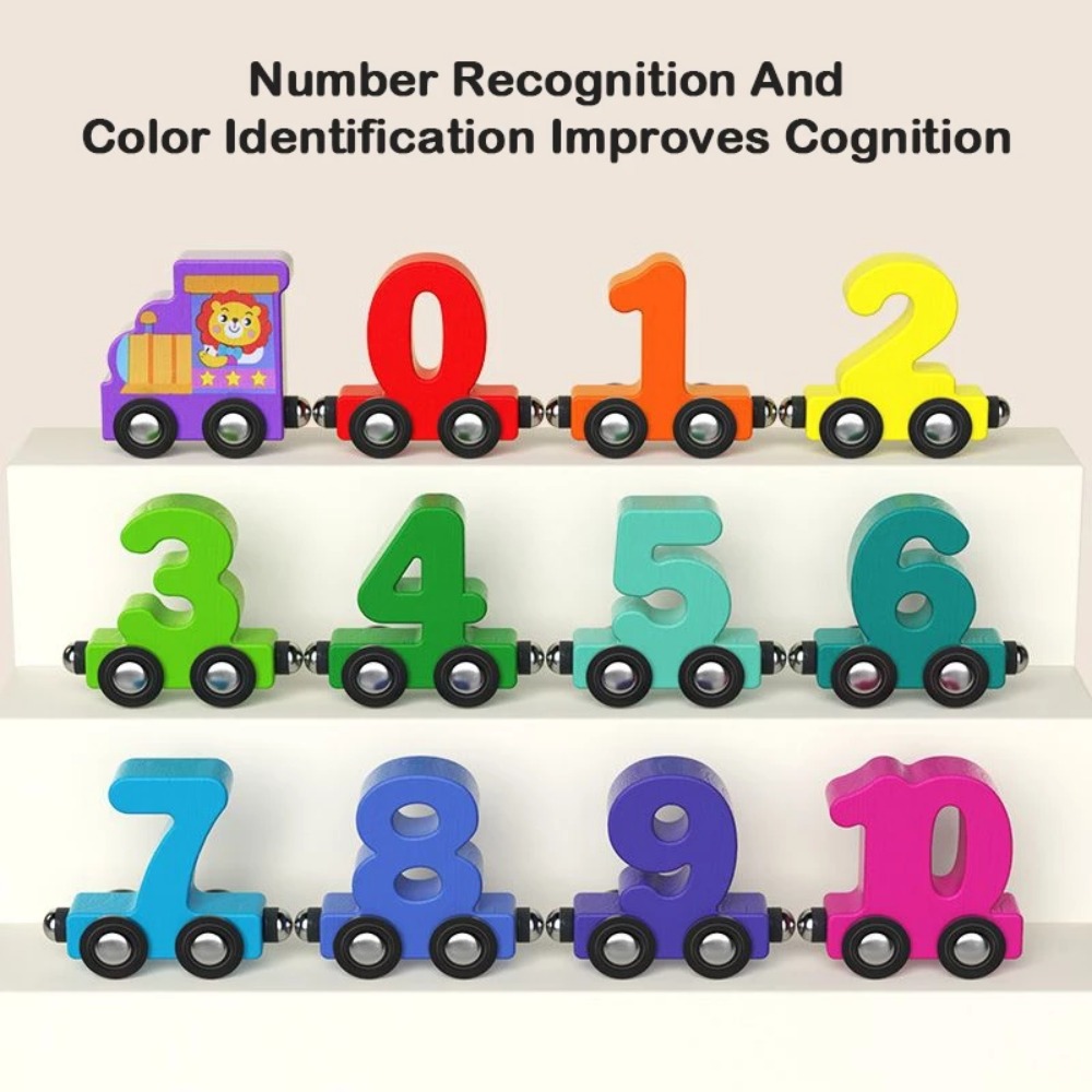1 ชุด ของเล่นรถไฟดิจิทัลตัวเลข - Kids Education Number บทวิจารณ์และราคา
