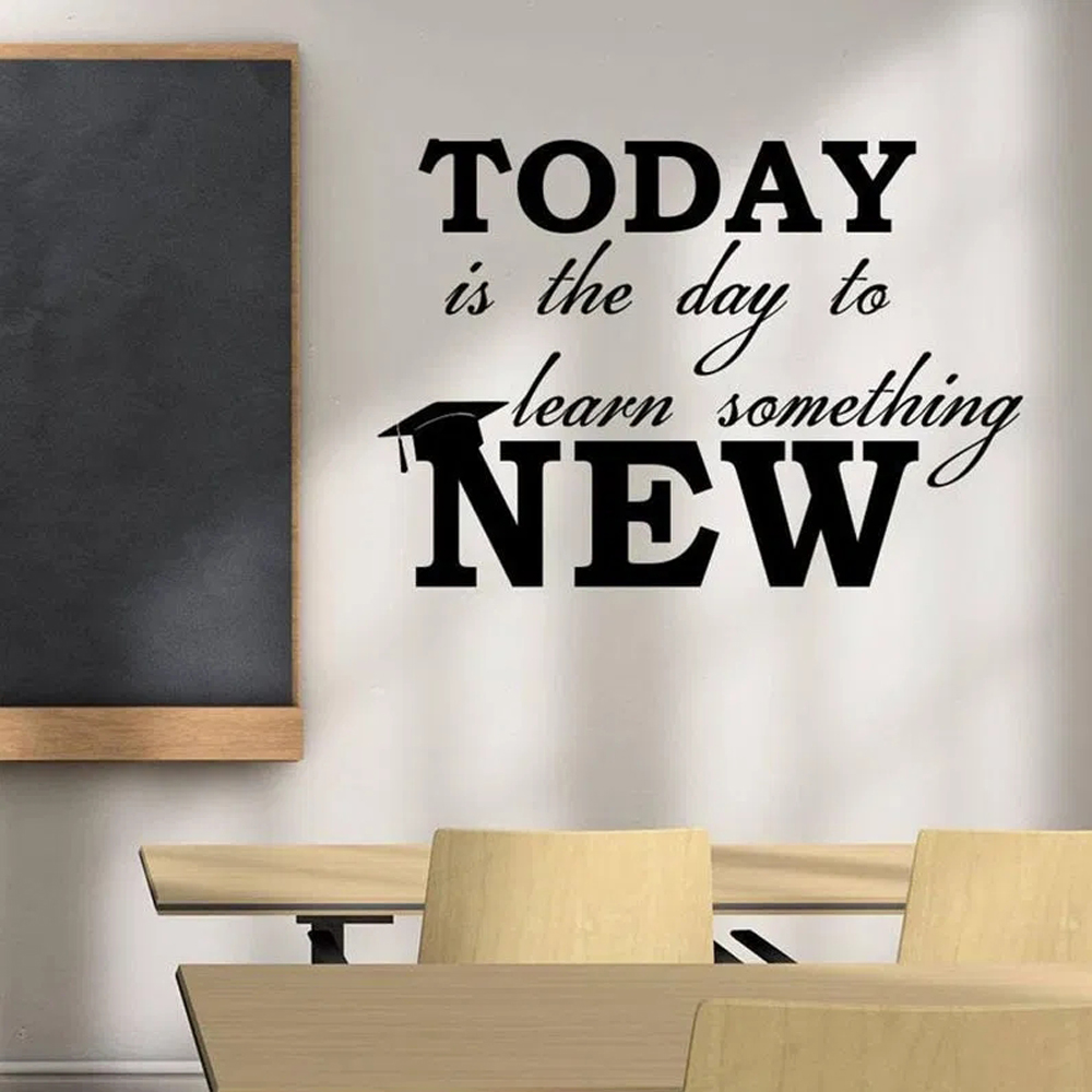 สติ๊กเกอร์ติดผนังคำคมสร้างแรงบ - Kids Education Motivation บทวิจารณ์และราคา
