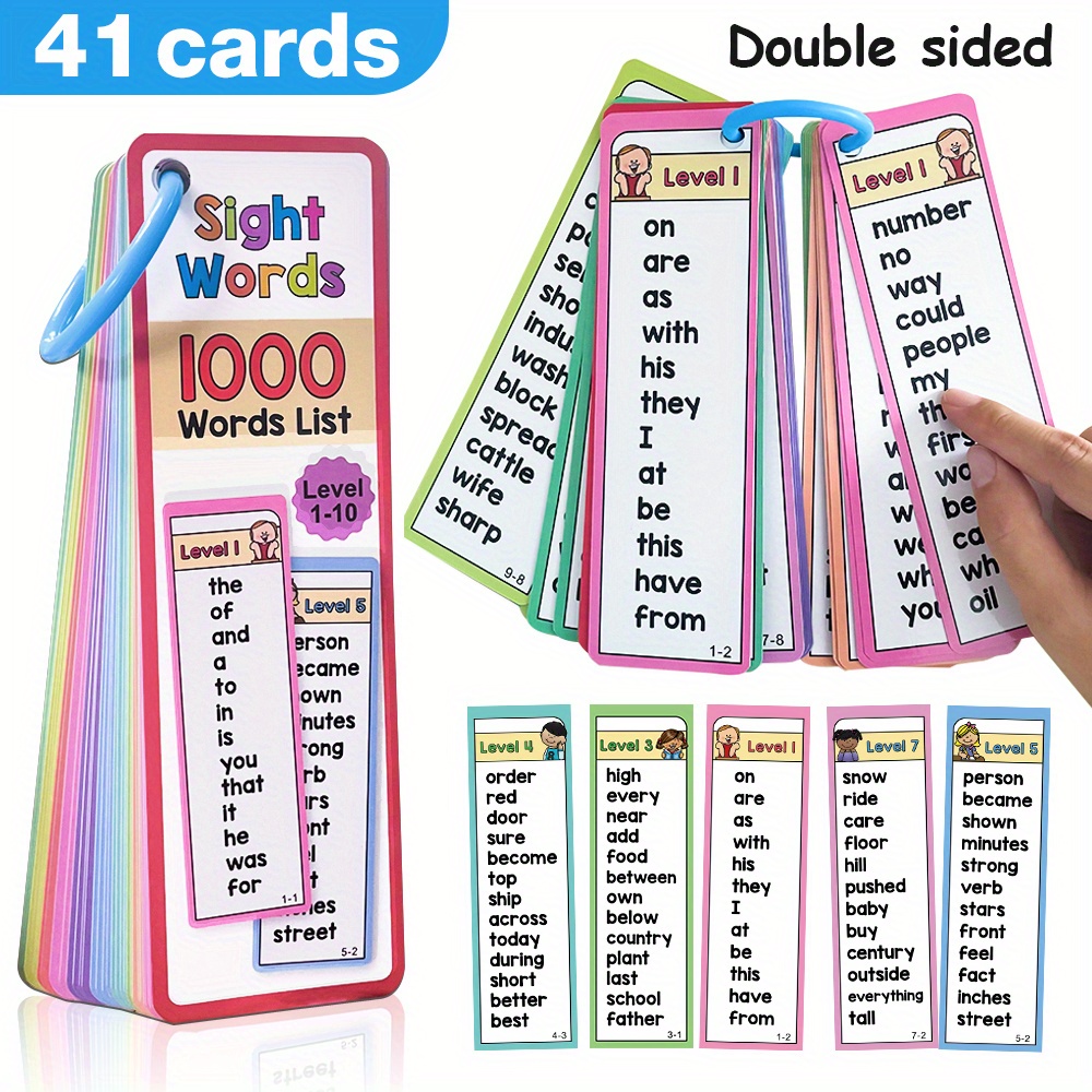 1000 Sight Words แฟลชการ์ดสําห - Kids Education Activities บทวิจารณ์และราคา