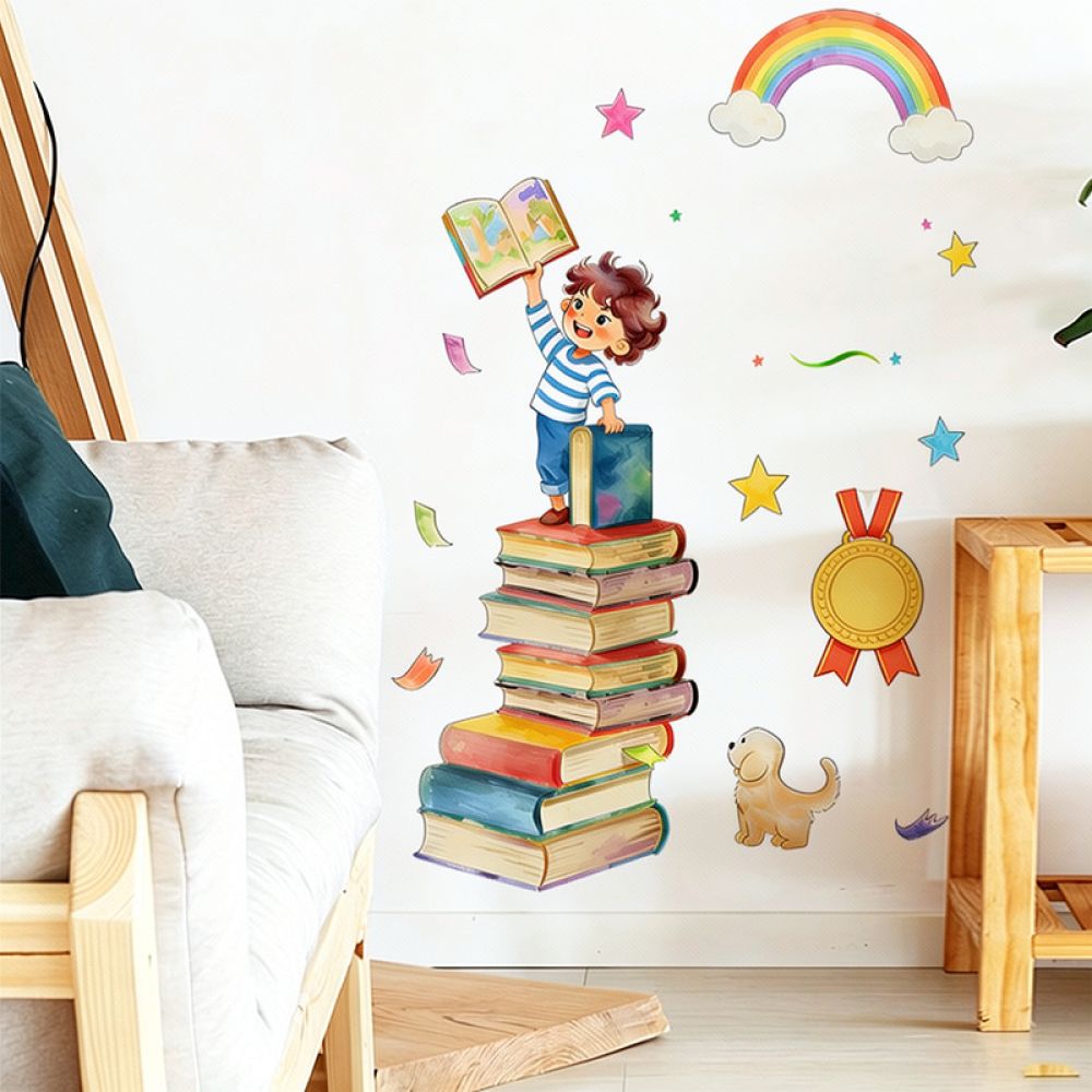 สติกเกอร์ติดผนังวลีภาษาอังกฤษส - Kids Education Motivation บทวิจารณ์และราคา