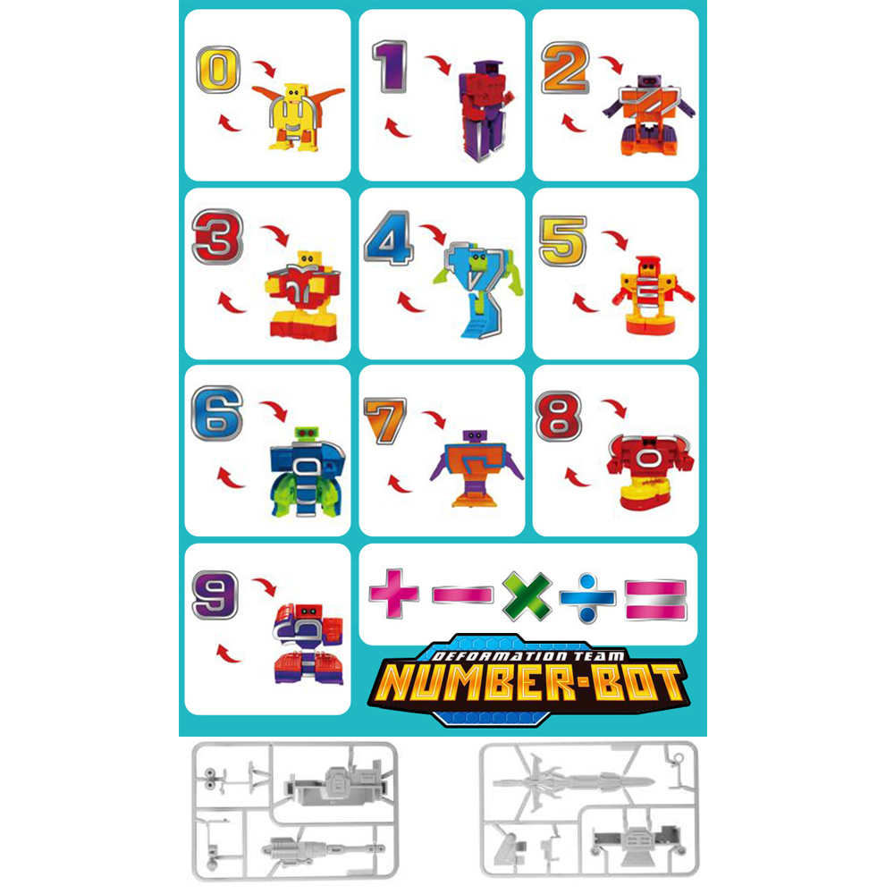 ของเล่นหุ่นยนต์ตัวเลขหุ่นยนต์แ - Kids First Education บทวิจารณ์และราคา